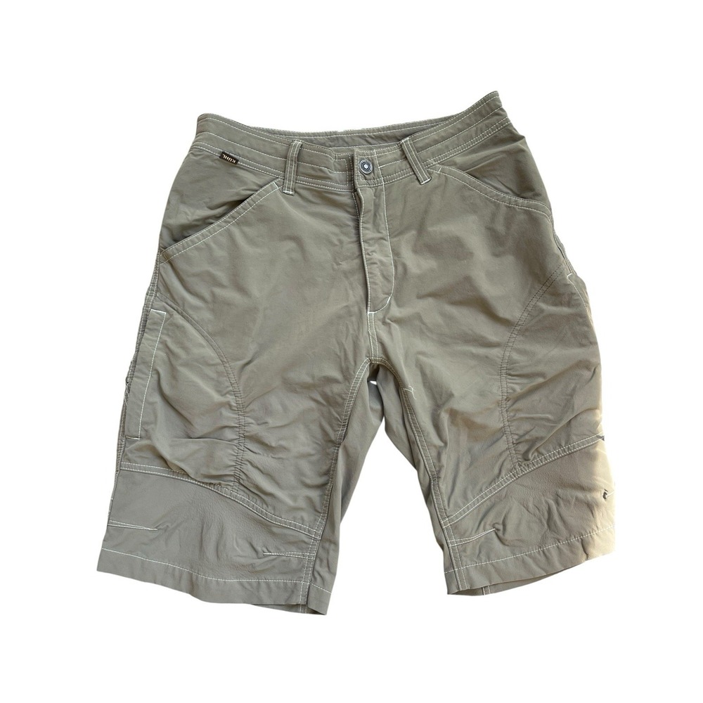 KUHL RENEGADE Hiking Tactical Shorts Men's SIZE 32‎ Khaki/olive Camping Outdoors